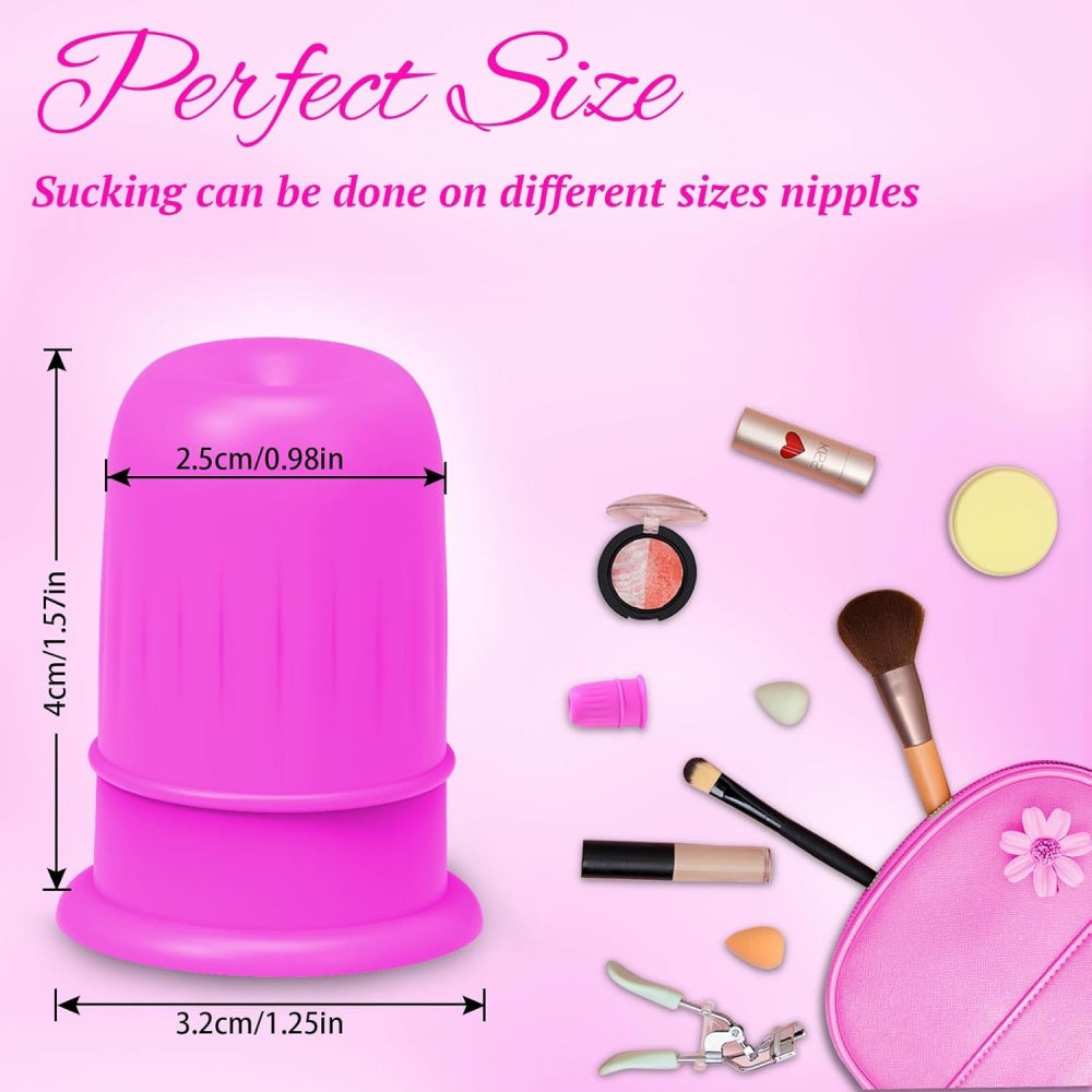 TOYBOX Purple Silicone Nipple Sucker Set Δευτερεύουσα εικόνα προϊόντος