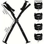 TOYBOX Bdsm Cross Door restraint Straps
