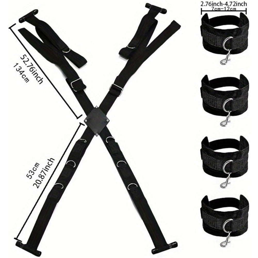 TOYBOX Bdsm Cross Door restraint Straps