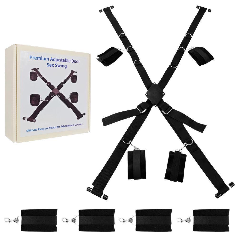 TOYBOX Bdsm Cross Door restraint Straps Κύρια εικόνα προϊόντος