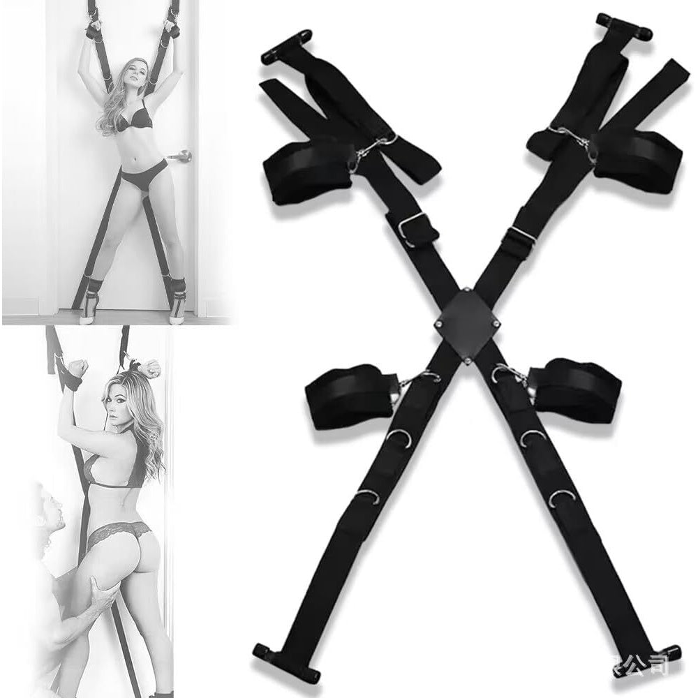 TOYBOX Bdsm Cross Door restraint Straps