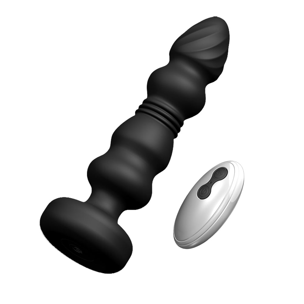 TOYBOY Thrusting Vibrating Anal Plug with Remote Control - image 8