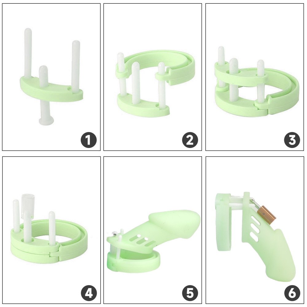 TOYBOY Glow-in-the-Dark WILLY Penis Locker 4.33'