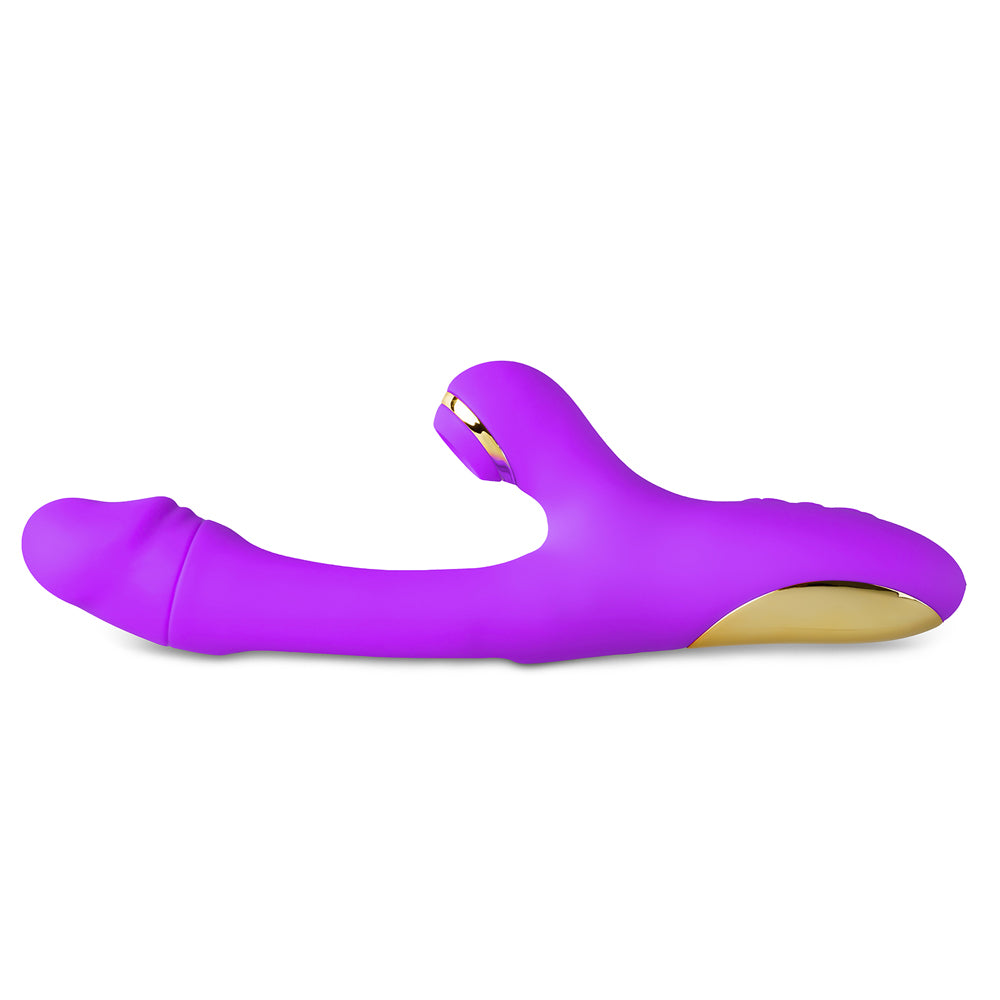 TOYBOX silicone vibrator with Sucking and flapping action - image 3