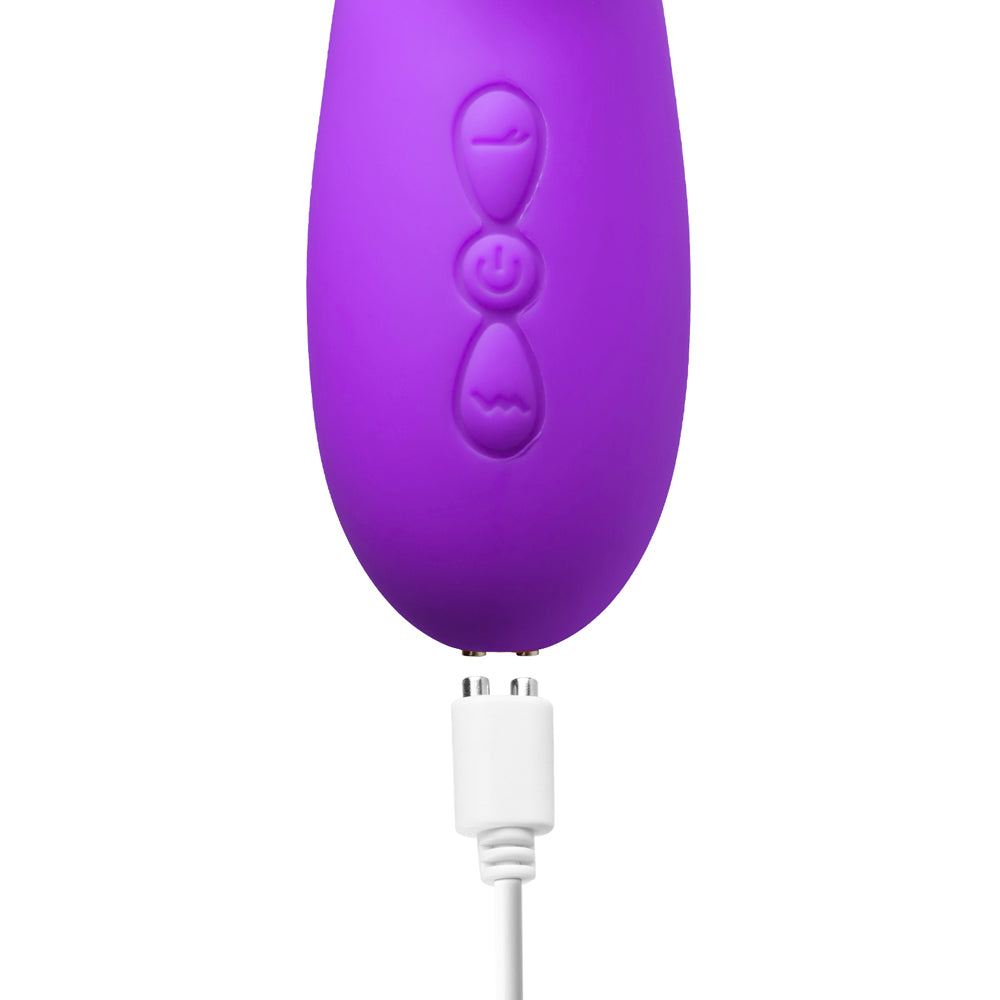 TOYBOX silicone vibrator with Sucking and flapping action - image 5