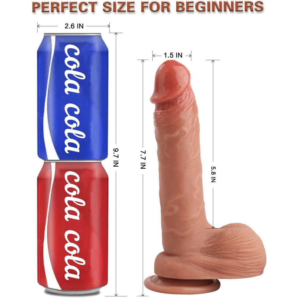 BALLY BOY Realistic silicone Dildo with Suction Cup