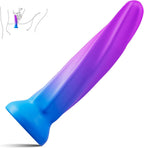 STRIKER Purple Blue Gradient silicone dildo with suction