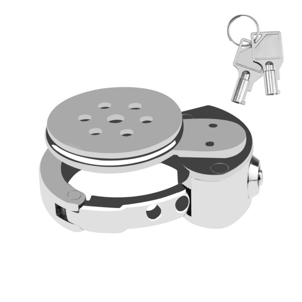 TOYBOY APOLLONAS Steel male chastity with locks Δευτερεύουσα εικόνα προϊόντος