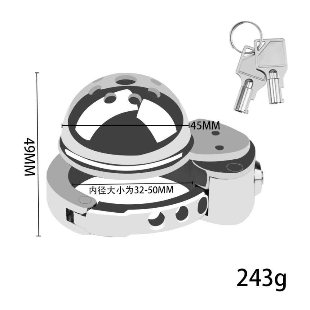 TOYBOY AXEL Steel male chastity with locks