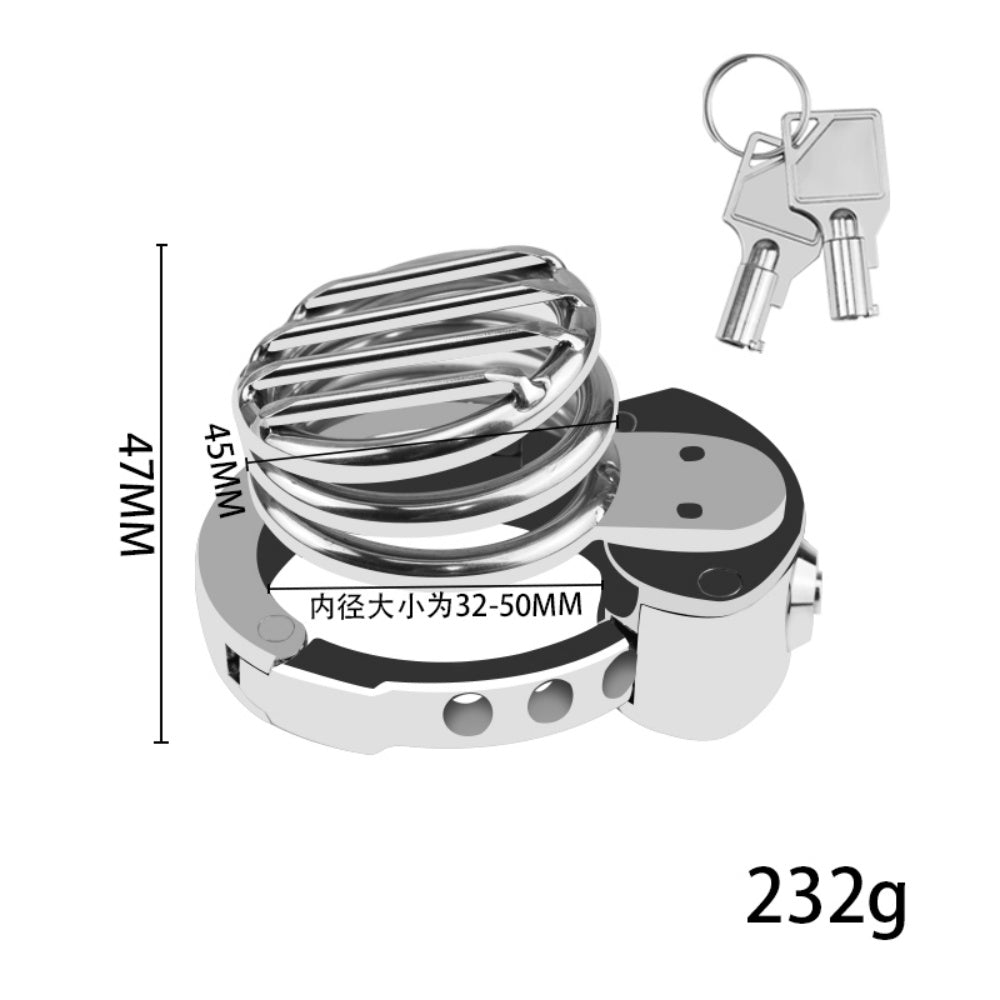 TOYBOY REUS Steel male chastity with locks