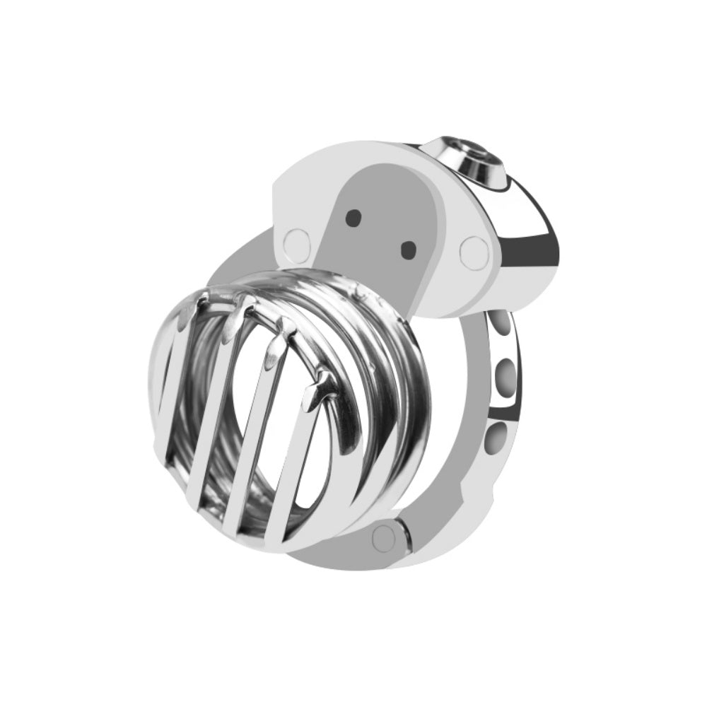 TOYBOY REUS Steel male chastity with locks Δευτερεύουσα εικόνα προϊόντος