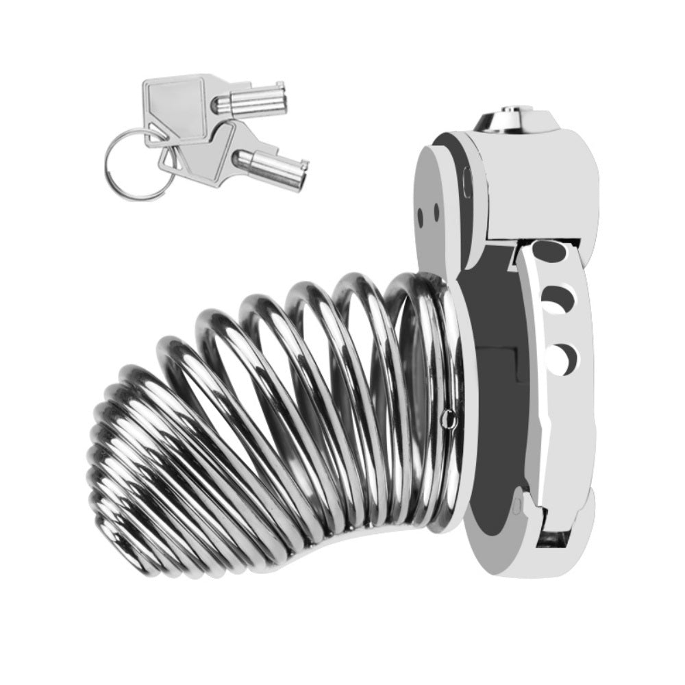 TOYBOY MILO Steel male chastity with locks Κύρια εικόνα προϊόντος