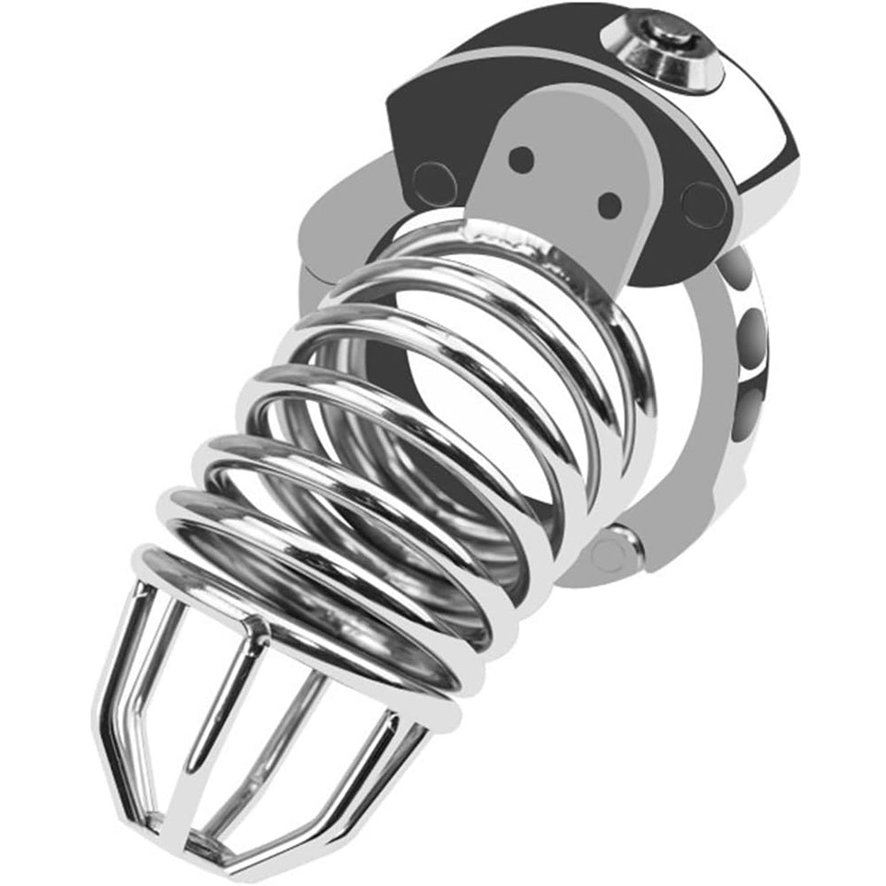 TOYBOY Johny Steel Medium size Male Chastity Cage Secondary image