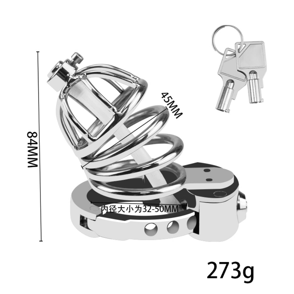 TOYBOY MANOS Steel chastity with Urethral Tube