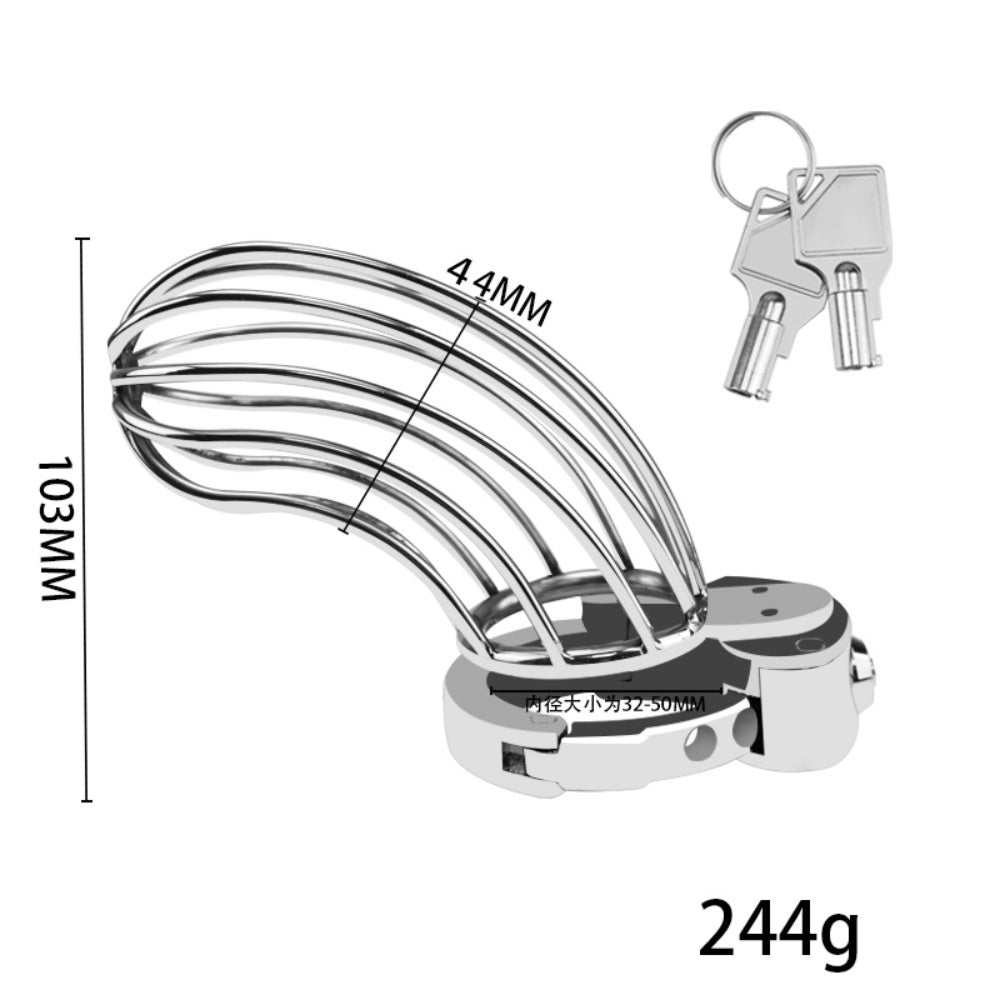 TOYBOY JEFF Steel male chastity with locks