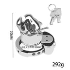 CAGE LOVER Tiger Head Stainless Steel Penis chastity