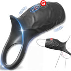 TOYBOY Black Penis Open end Vibe Sleeve