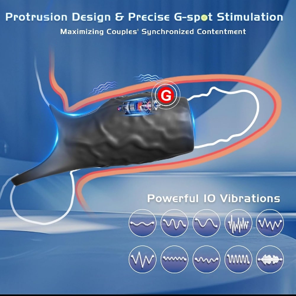 TOYBOY Black Penis Open end Vibe Sleeve - image 6