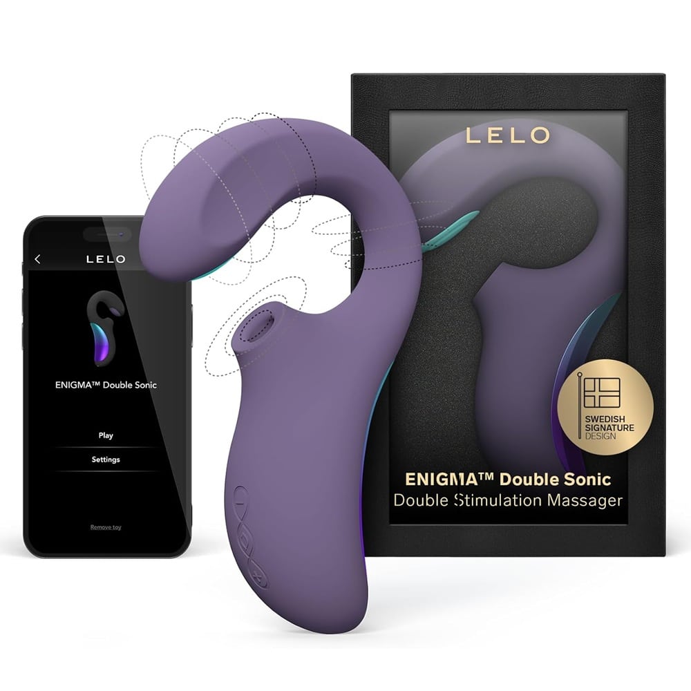 LELO ENIGMA Double Sonic Massager Purple