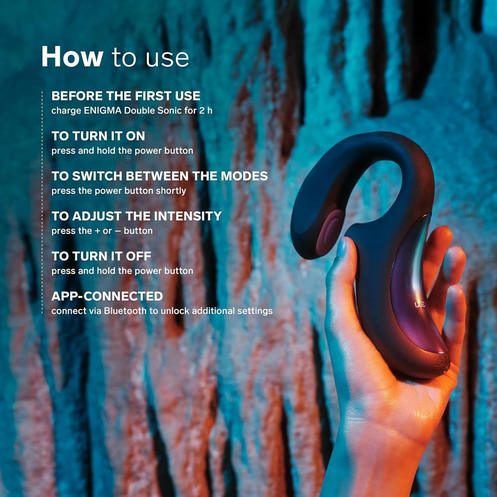 LELO ENIGMA Double Sonic Massager Purple - image 4