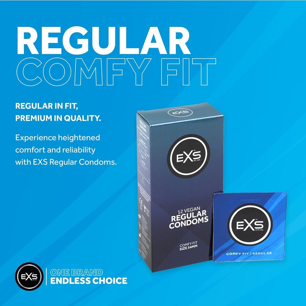 EXS Regular Condoms 12 Pack Δευτερεύουσα εικόνα προϊόντος