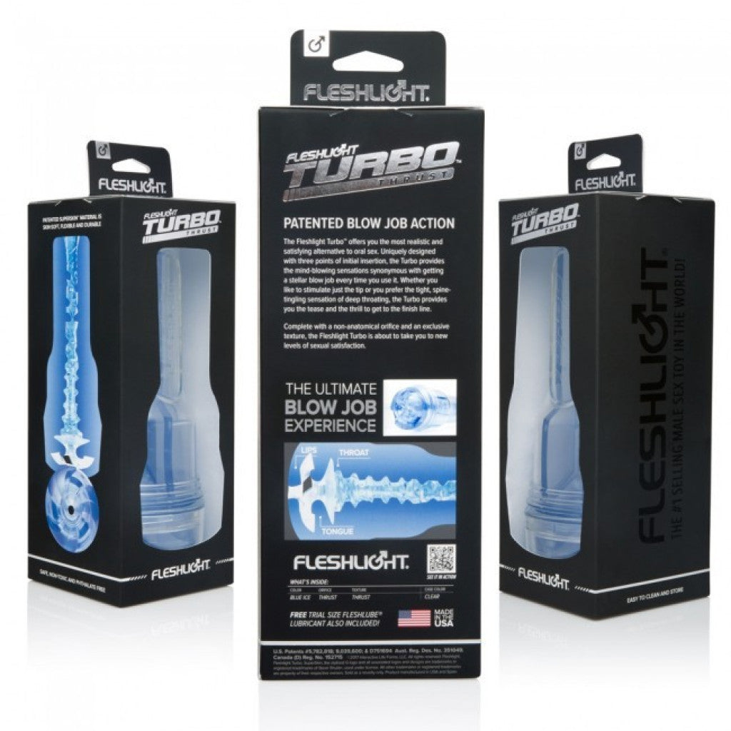 Fleshlight Turbo Thrust Blue Ice Blue Os Κύρια εικόνα προϊόντος