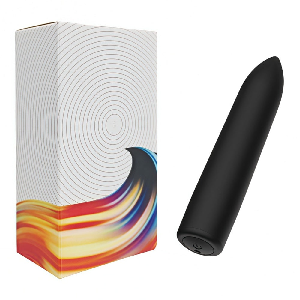 TOYBOY Black Rechargeable Silicone Bullet Vibrator Κύρια εικόνα προϊόντος