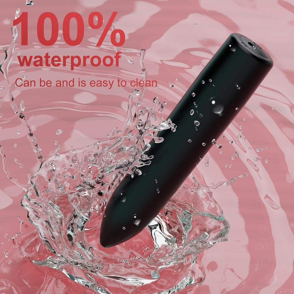 TOYBOY Black Rechargeable Silicone Bullet Vibrator - image 7