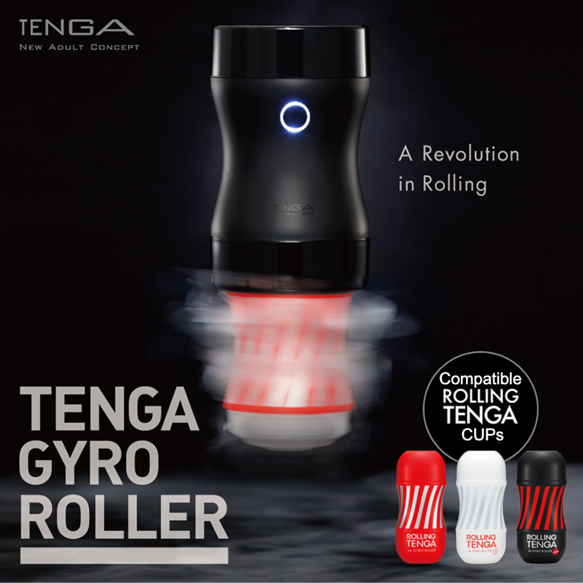 Tenga Rolling Tenga Gyro Roller Cup Gentle