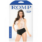 Harlow Sequin Halter Romper - image 2