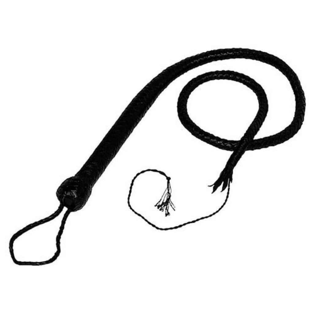 Heavy Duty Real lamp leather handmade whip 140cm Κύρια εικόνα προϊόντος