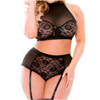 Katia Halter Bra with Matching Gartered Panty