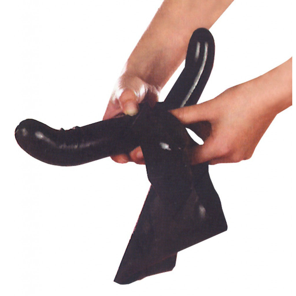 Latex Double Dong Briefs Δευτερεύουσα εικόνα προϊόντος