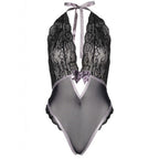 Lurex Lace Halter Teddy