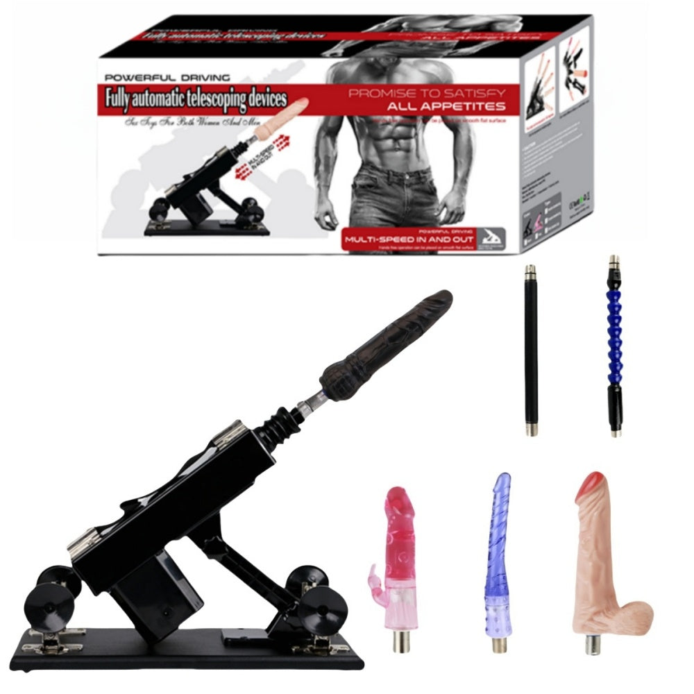 TOYBOY Adjustable Thrusting Sex Machine with 6 Attachments