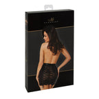 Noir Handmade Black Corset Mini Skirt - image 10