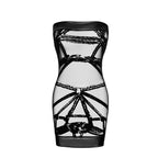 Noir Handmade Bondesque Black Off-shoulder mini dress - image 5