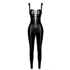 Noir Handmade Black Vixen Lace-Up Bodysuit - image 6