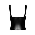 Noir Handmade Vixen Lace-Up Black Corset Top - image 7