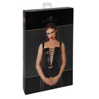 Noir Handmade Vixen Lace-Up Black Corset Top - image 11