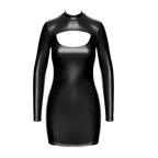 Noir Handmade Vixen Cut-Out Bodycon Black Dress - image 6