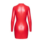 Noir Handmade Bombshell Bodycon Dress Red - image 7