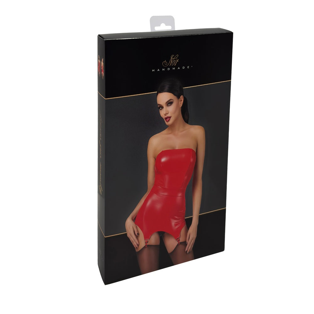 Noir Handmade Bombshell Fierce Corset-belt Red - image 14