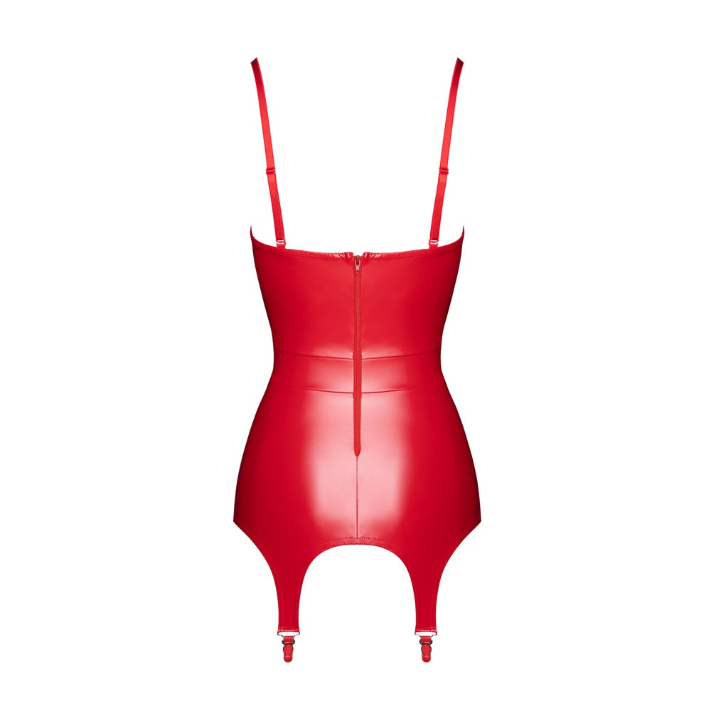 Noir Handmade Bombshell Fierce Corset-belt Red - image 7