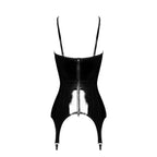Noir Handmade Dominae Venom PVC corset-belt BLACK - image 7