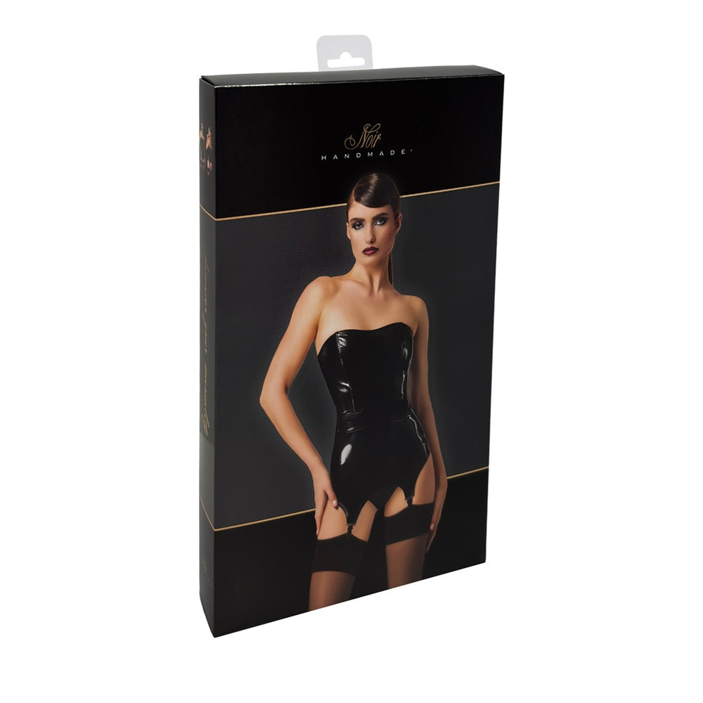 Noir Handmade Dominae Venom PVC corset-belt BLACK - image 12