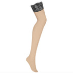 Obsessive Nutris Lace Stockings XL/XXL