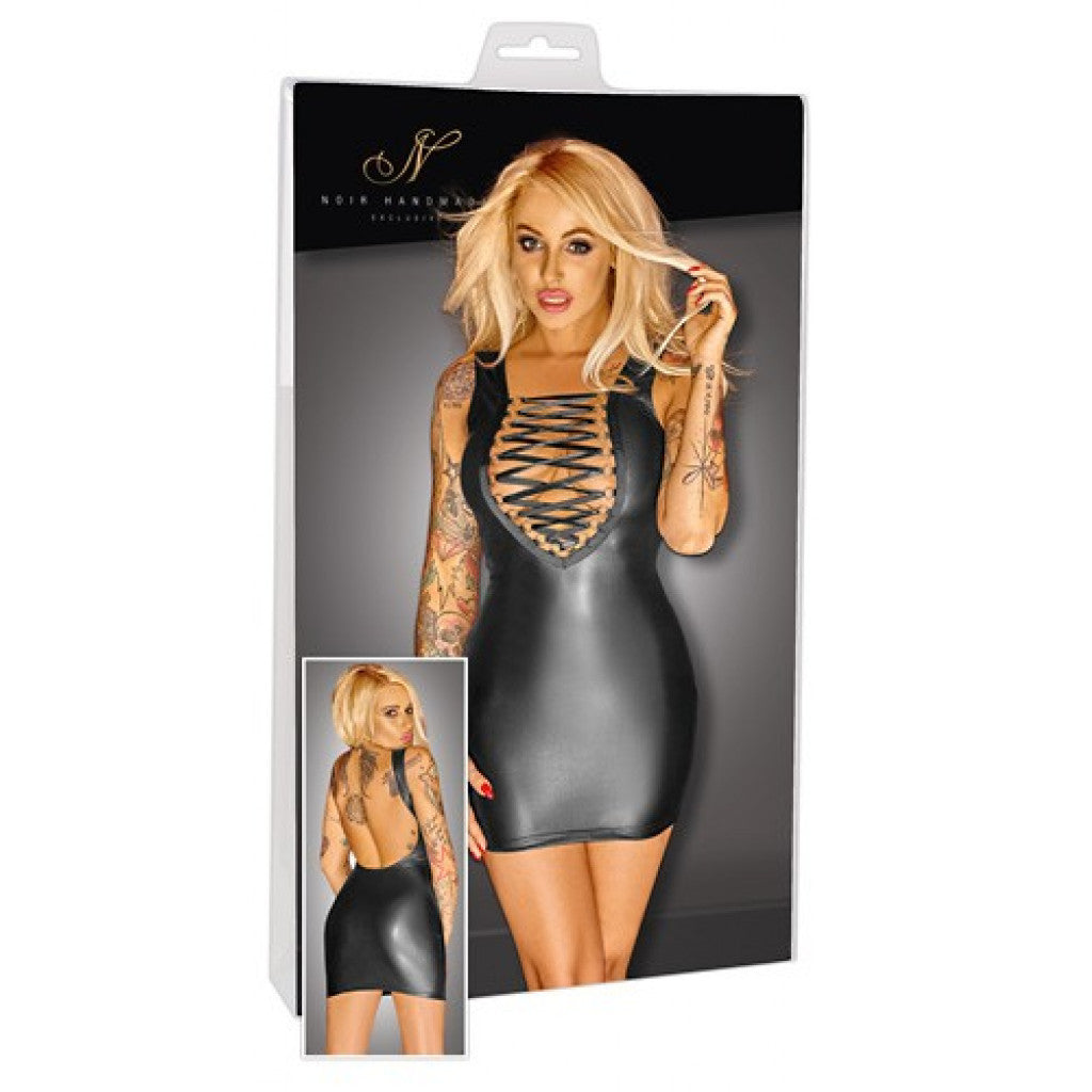 Noir MiniDress with Lacing - image 6