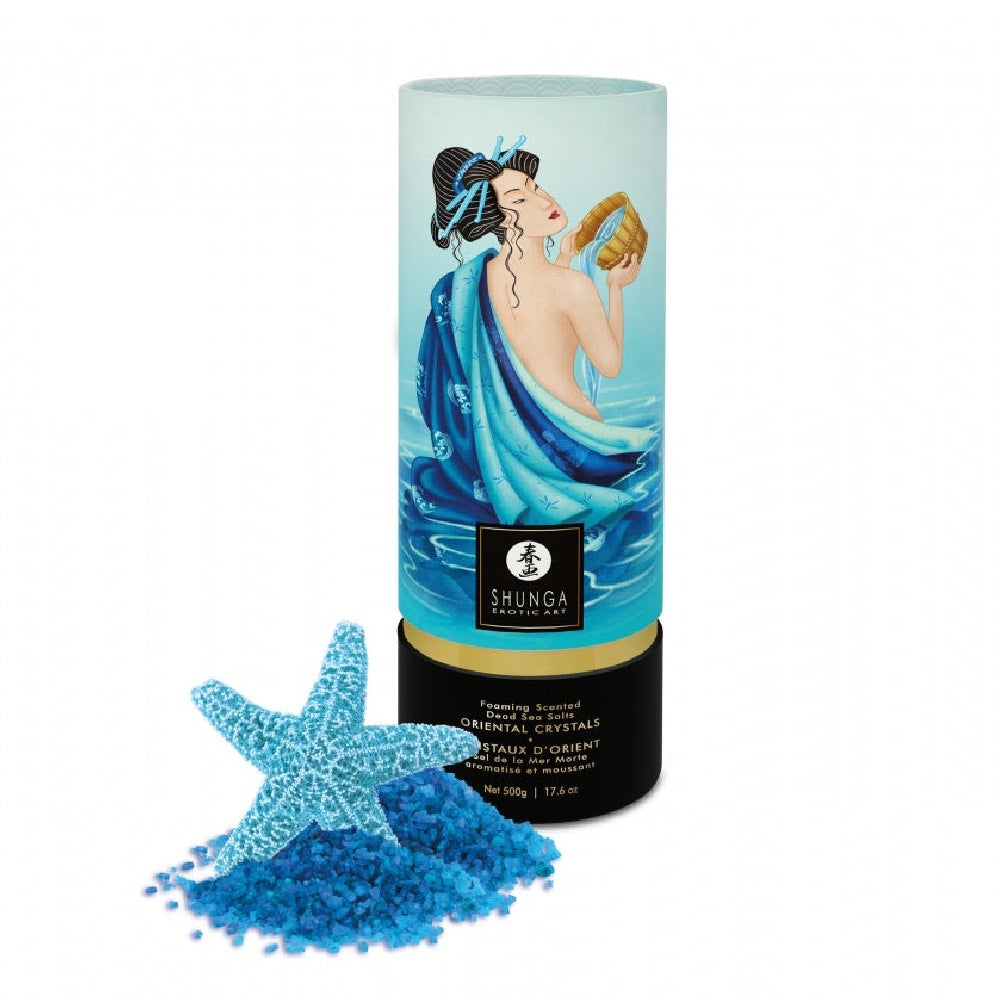 Shunga Oriental Bath Crystals Aqua 500gr Κύρια εικόνα προϊόντος