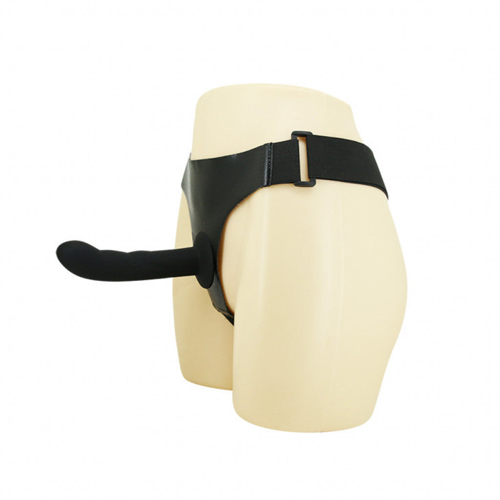 Ultra Harness Karin with black silicone Dildo